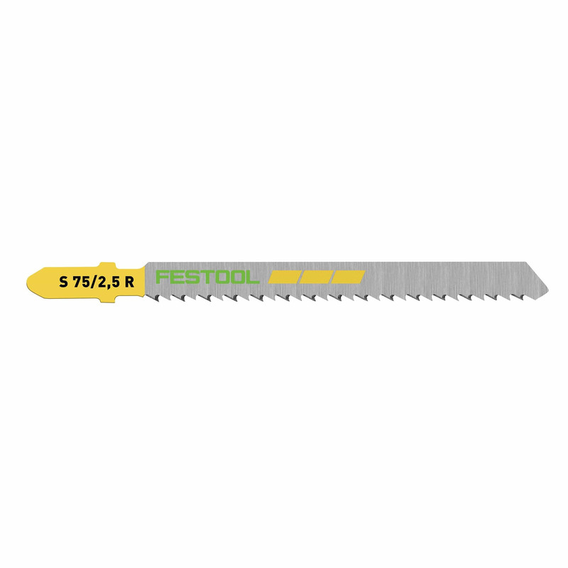 Fine Cut Wood Reverse Cut Jigsaw Blade, 75mm L, 2.5 pitch, 5 pack